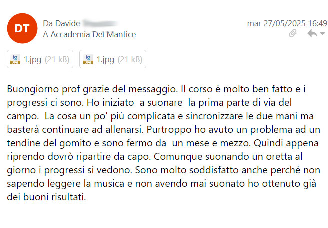 Feedback Studente