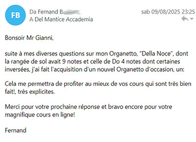 Feedback Studente